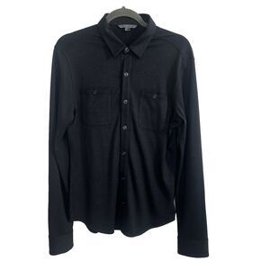 John Varvatos Charcoal Button Down Shirt